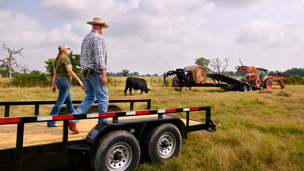 2ree will ✮ 20k lb GVWR Gooseneck Wide Deck Lowboy Equipment Trailer No